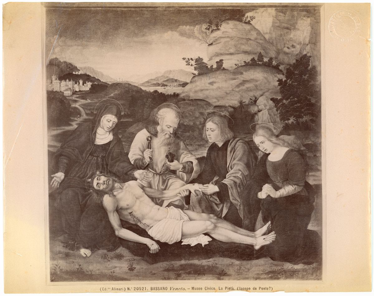 BASSANO Veneto. – Museo Civico. La Pietà. (Iacopo da Ponte?)